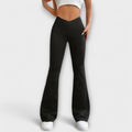 Camille relaxed flared-leg pants featuring a modern flare hem line