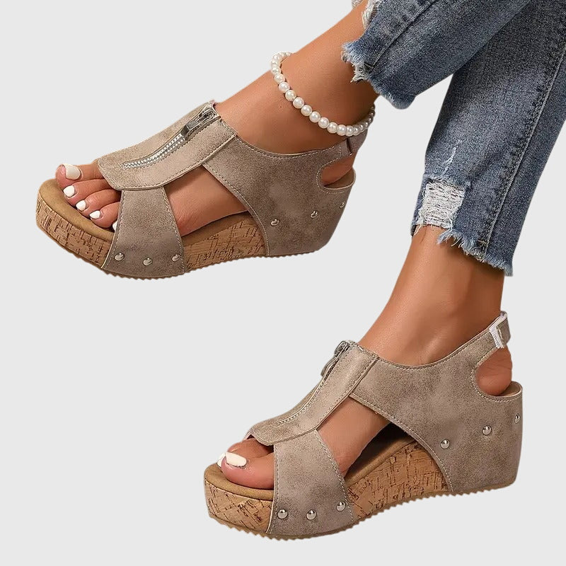 Styla - Zip Support Sandals