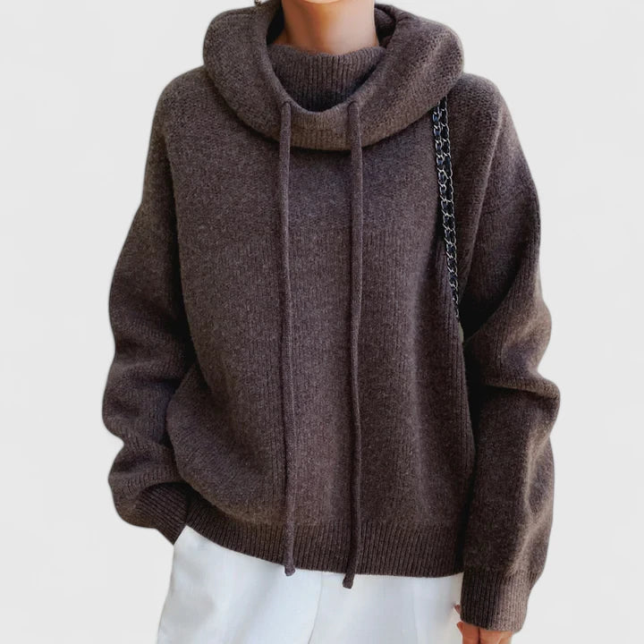 Jeanne - Comfortable Knitted Hoodie