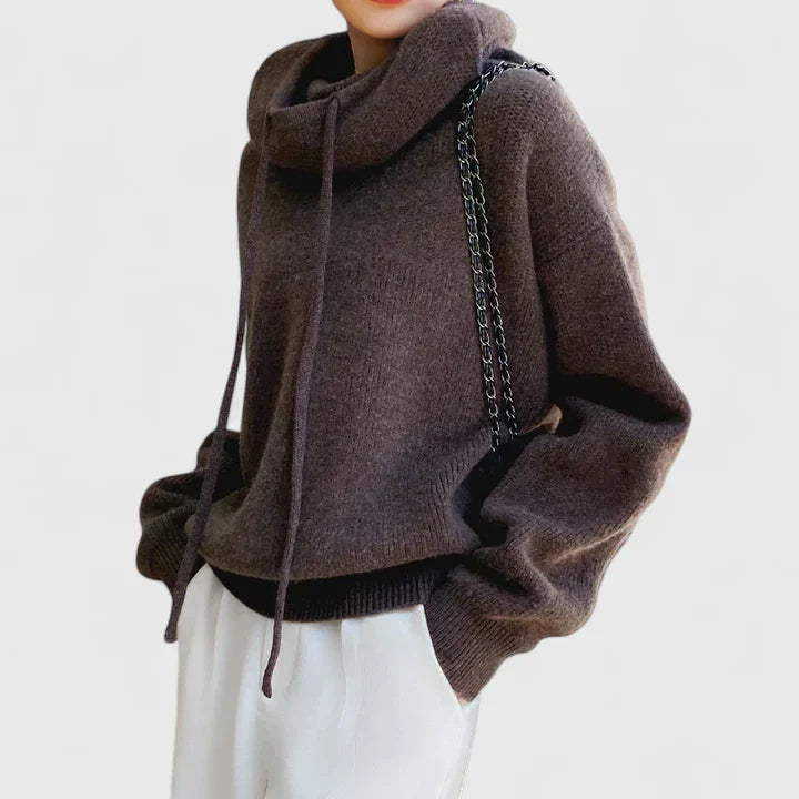 Jeanne - Comfortable Knitted Hoodie