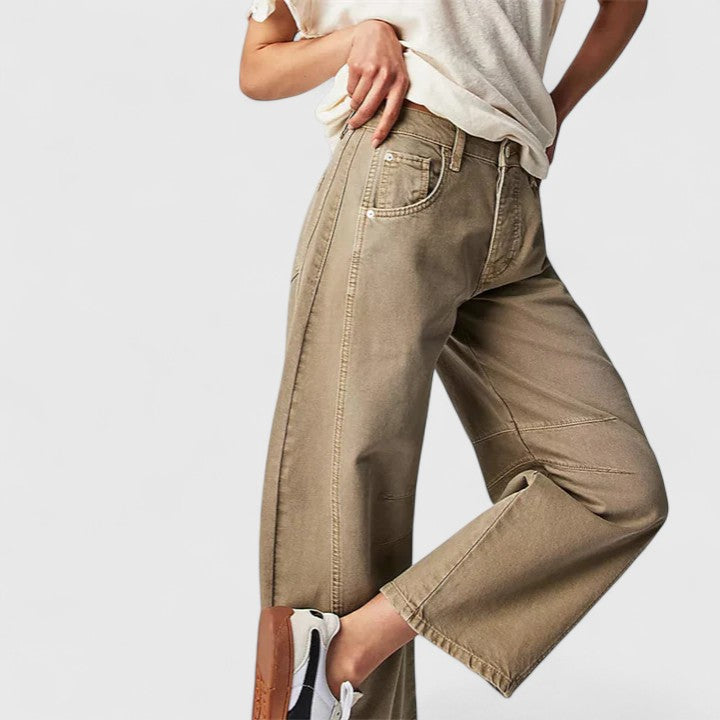Maelle - Comfortable Wide-Leg Pants