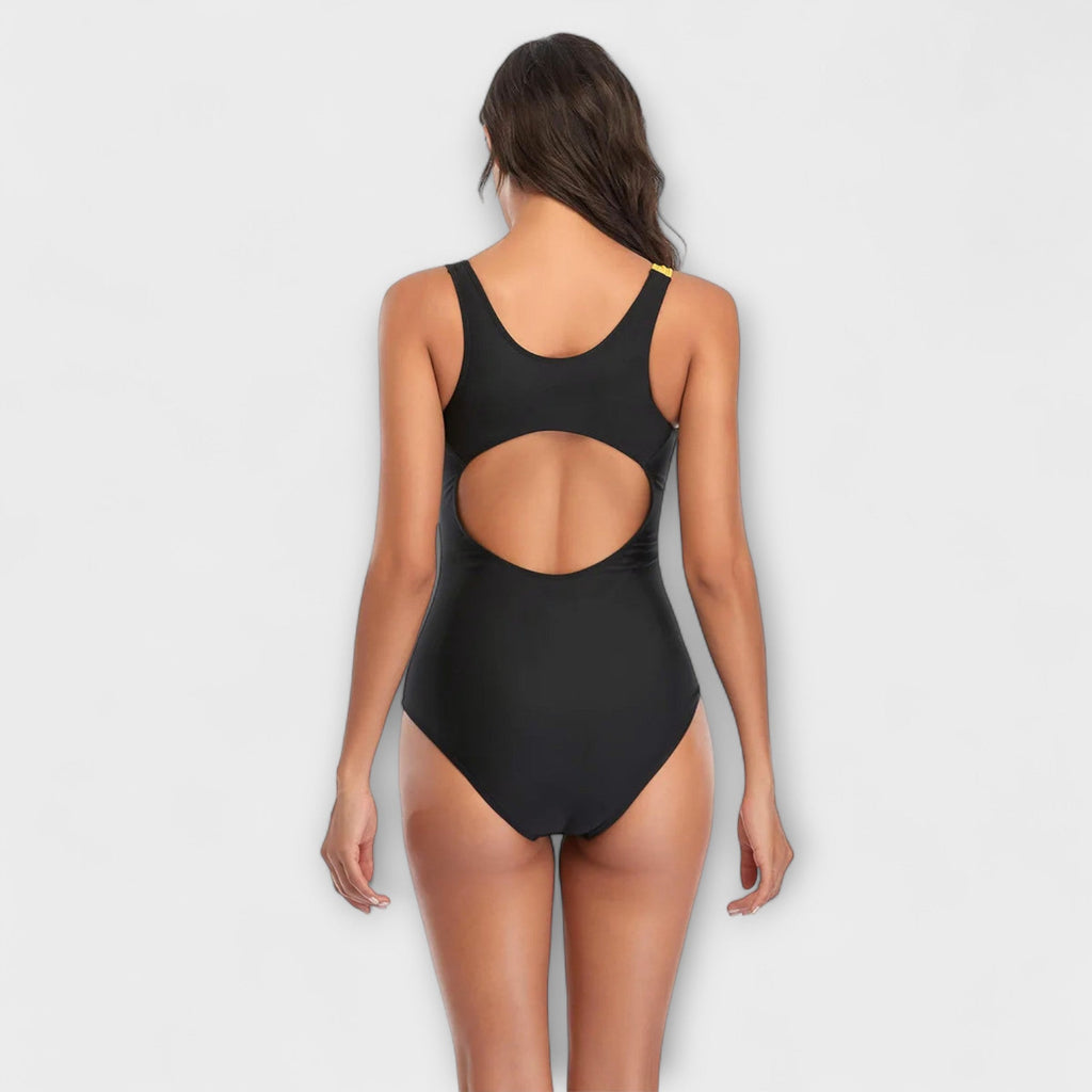 Sabine - Sporty Cutout One-Piece Swimsuit