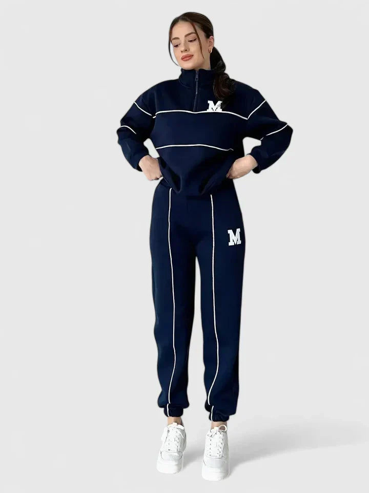 Alessyanna comfortable two-piece loungewear set for women