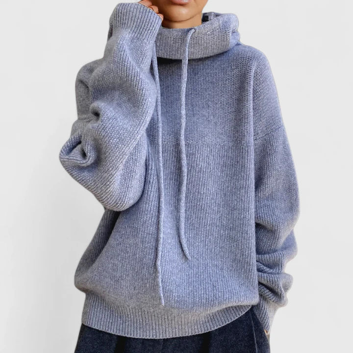 Jeanne - Comfortable Knitted Hoodie