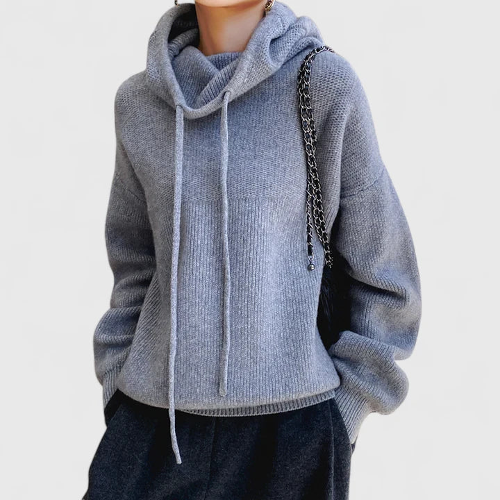 Jeanne - Comfortable Knitted Hoodie