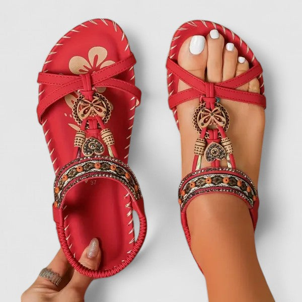 Maryna women cushioning sandals with stability heel support and non-slip sole