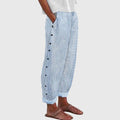Camille elegant women flared pants with comfortable elastic waist