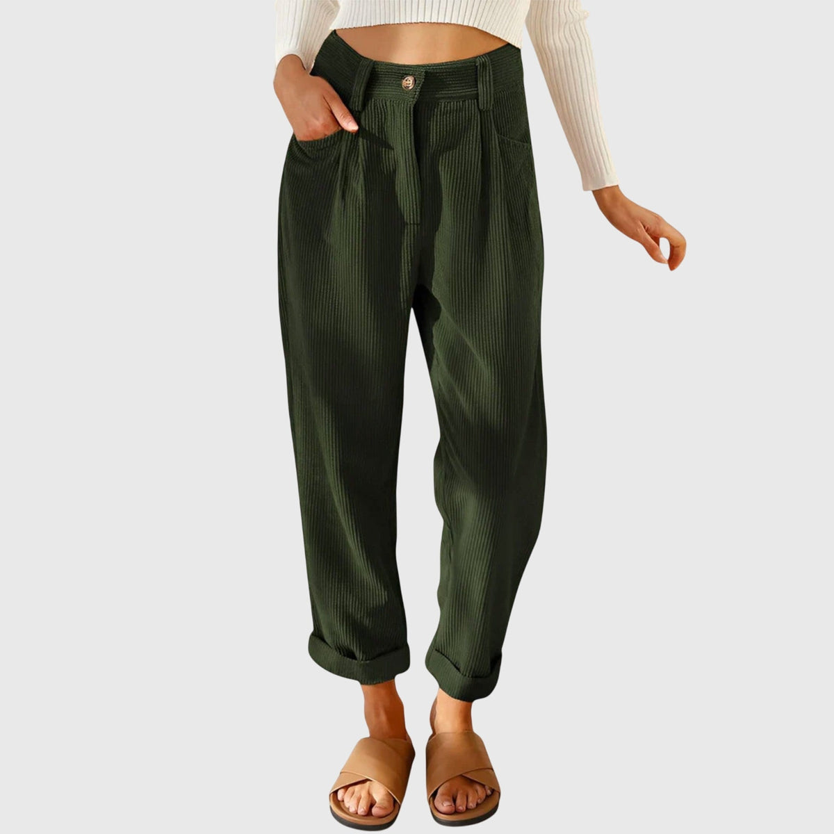 Claire - Modern Cord Pants