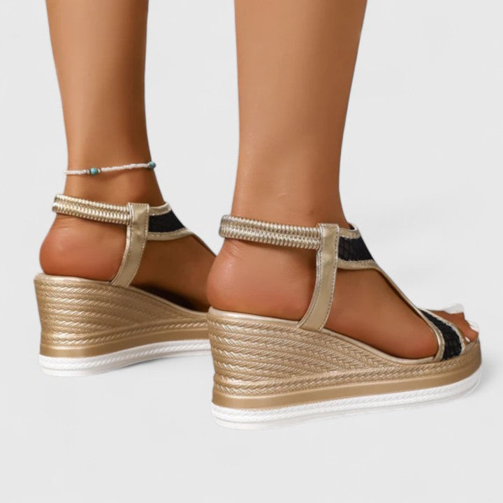 Jessica - Support Wedge Sandals