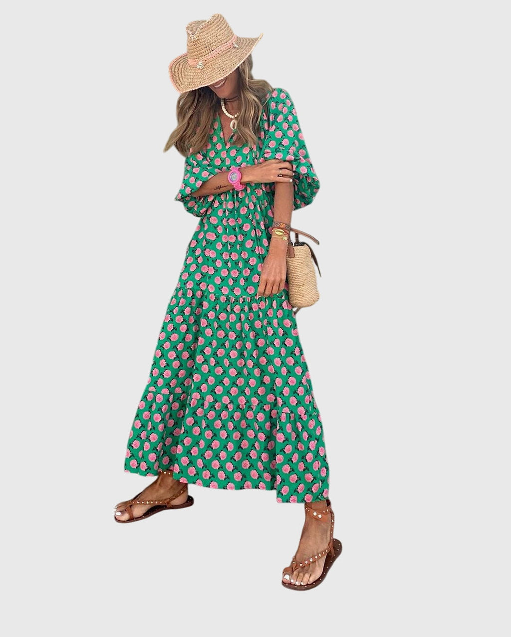 Françoise Bohemian Maxi Dress