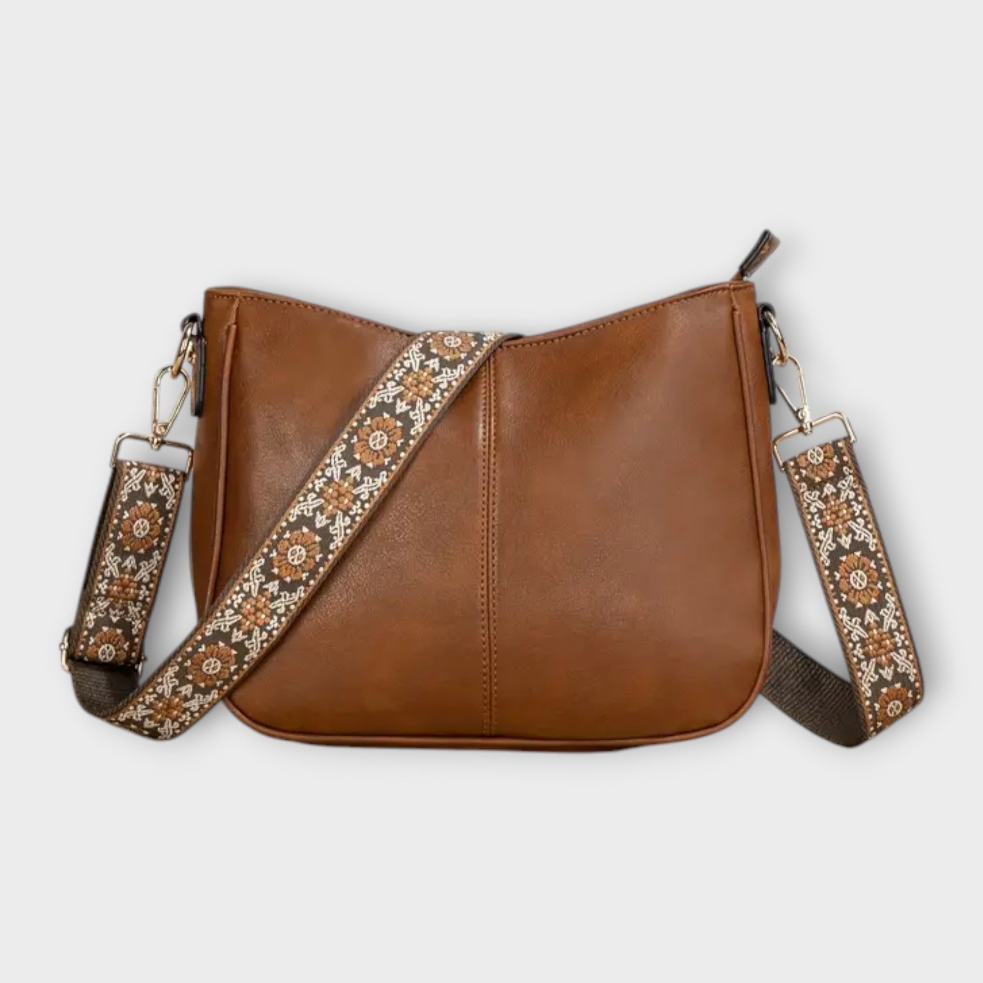 Aveline vegan crossbody bag with wide strap