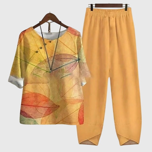 Alessia - Artistic Print Two-Piece Set