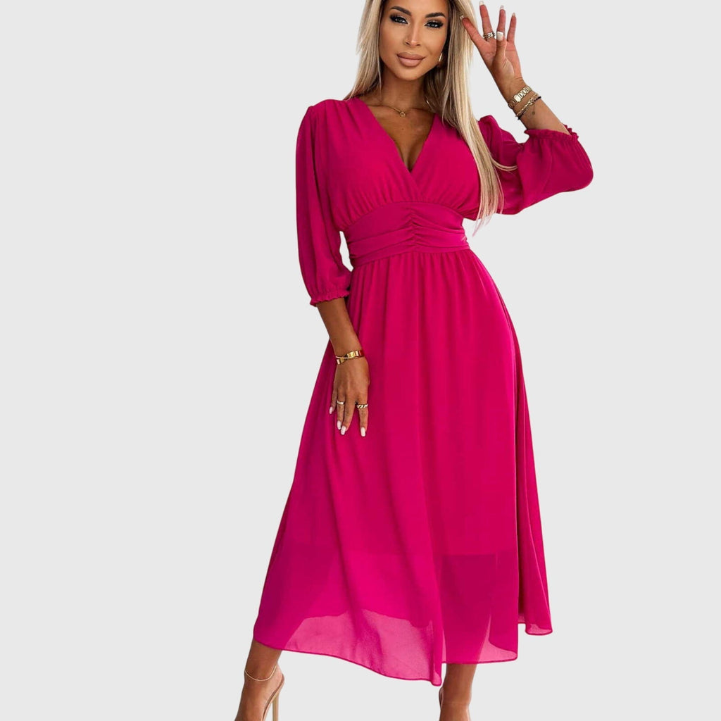 Penelope - Lightweight Silk Chiffon Dress