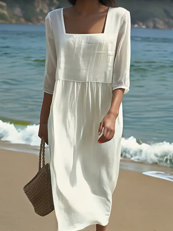 Manon - Casual Embroidered Dress
