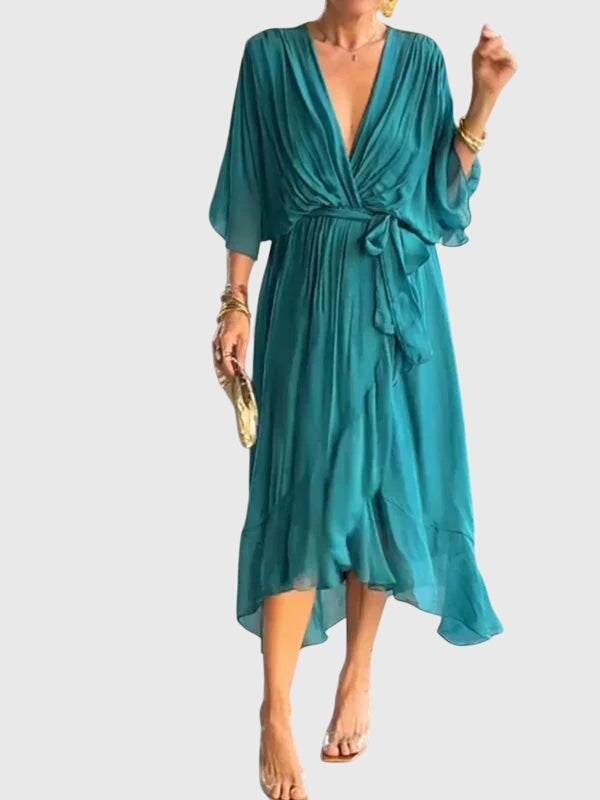Bethany - Elegant V-Neck Dress