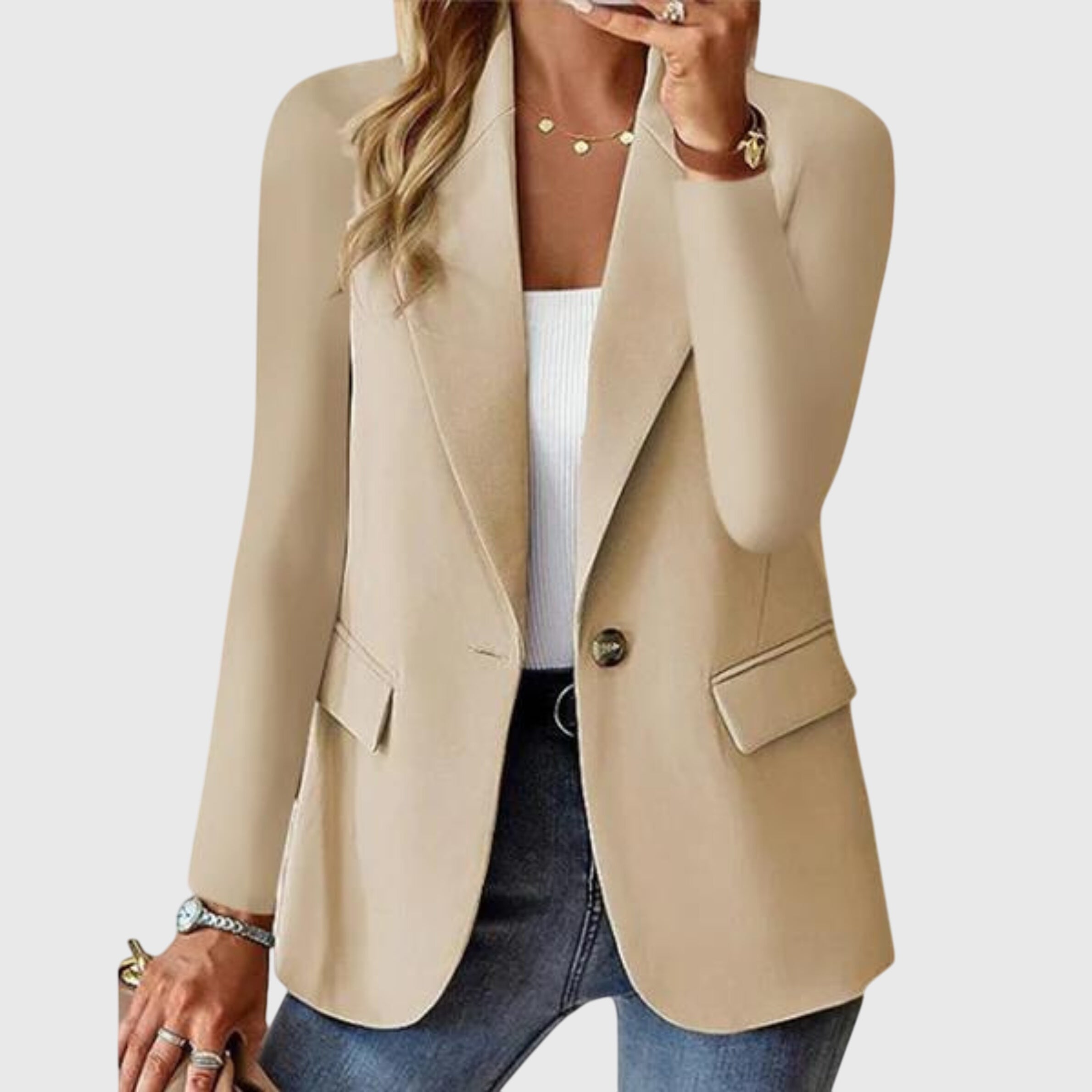 Harper - Wrinkle-Resistant Structured Formal Blazer