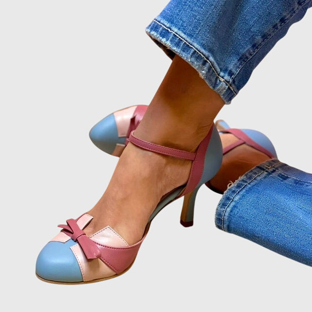Valerie sophisticated padded stiletto heel sandals