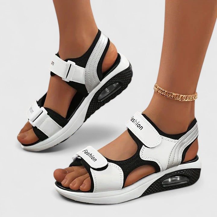 Rhea - Soft Plush Support Sandals