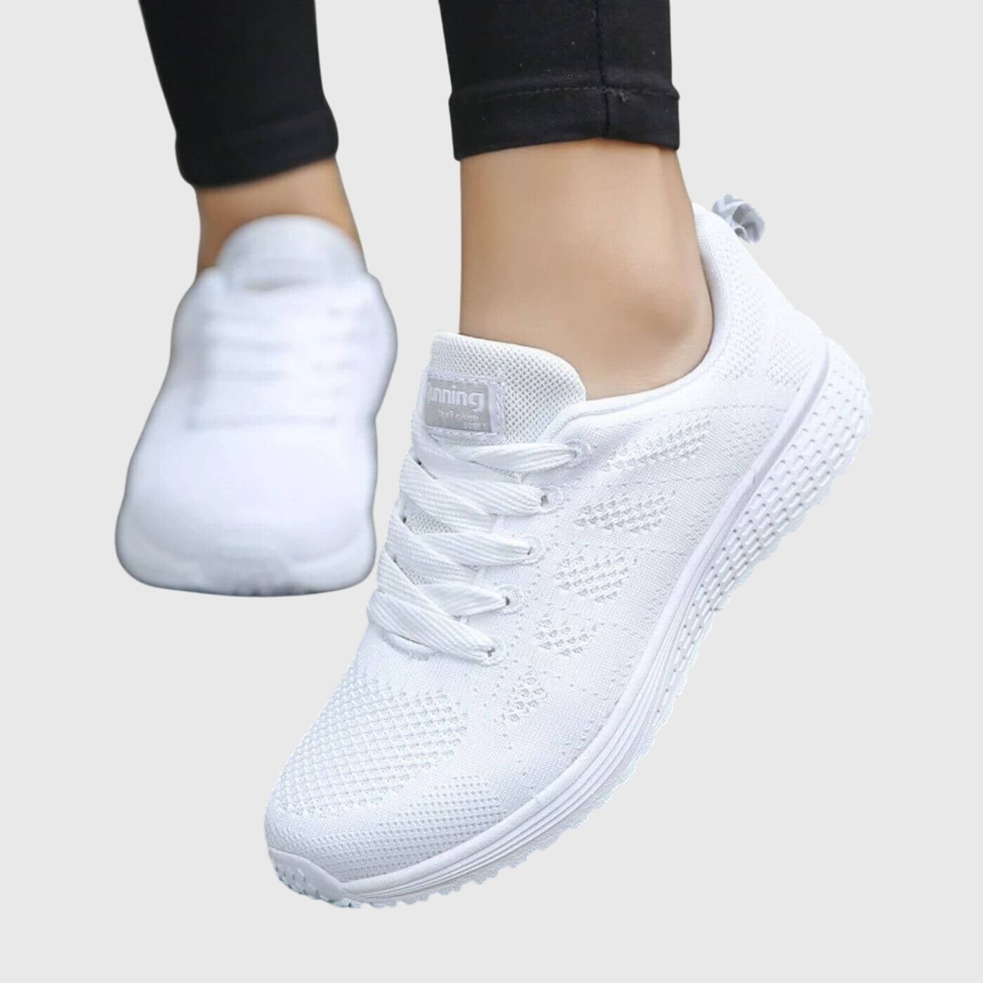Celestine shock-absorbing cushion walking shoes with thick supportive sole