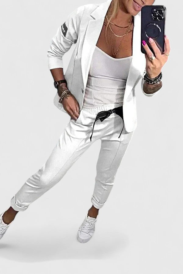 Kina - Elegant Blazer and Jogger Set