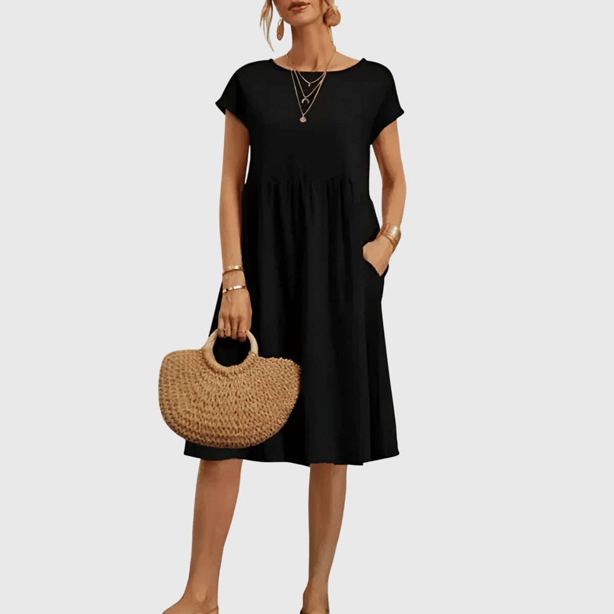 Isabelle | Spring Elegant Contour Dress