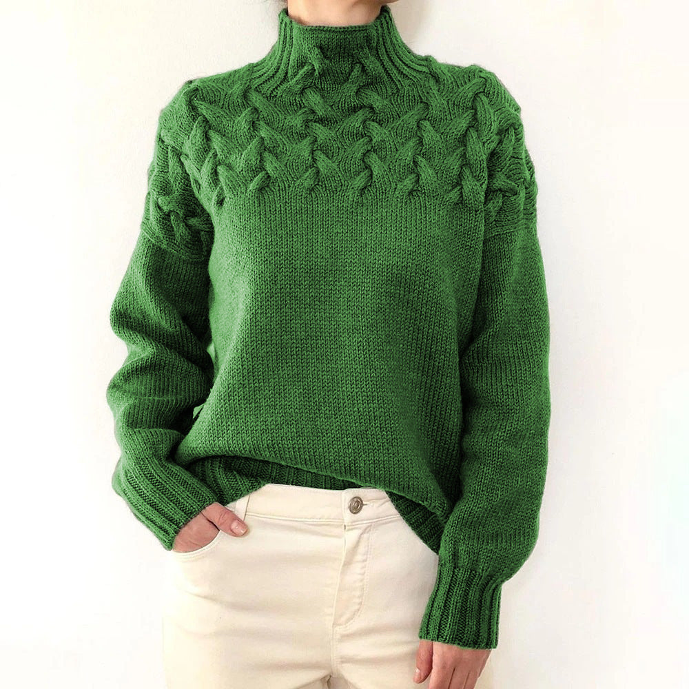 Nina - Warm Knitted Turtleneck