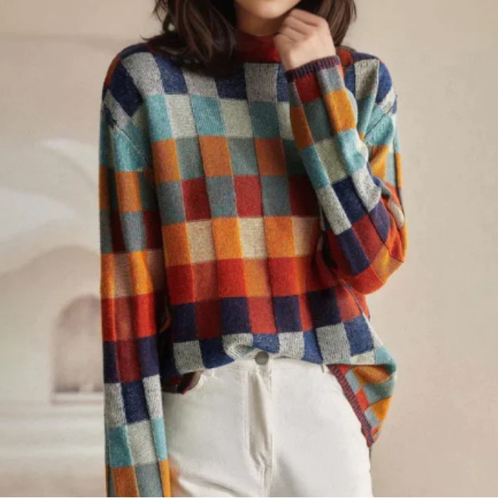 Francoise - Comfortable Retro Sweater