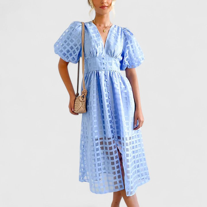 Elanqi | Classic Tailored Midi Dress