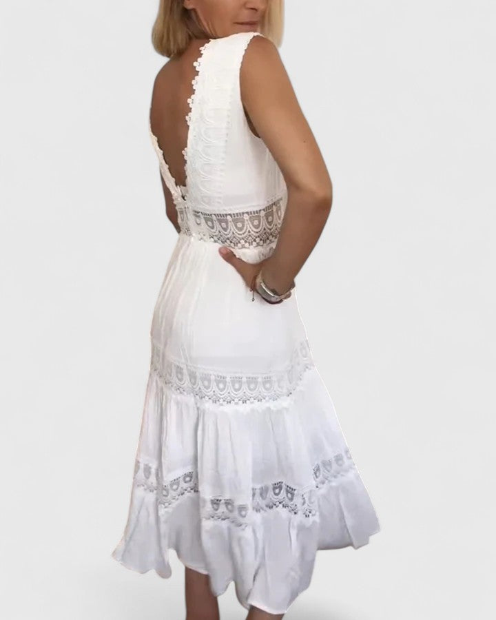 Maya - Elegant Midi Dress