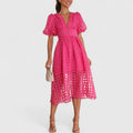 Elanqi | Classic Tailored Midi Dress