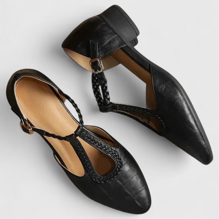 Delorayne - Elegant T-Strap Sandals