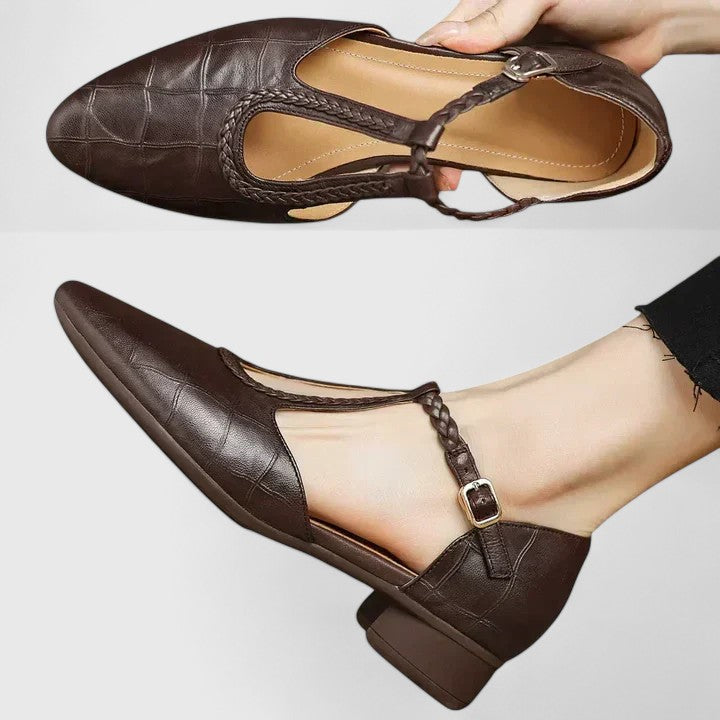 Delorayne - Elegant T-Strap Sandals