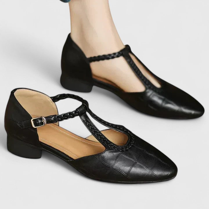 Delorayne - Elegant T-Strap Sandals