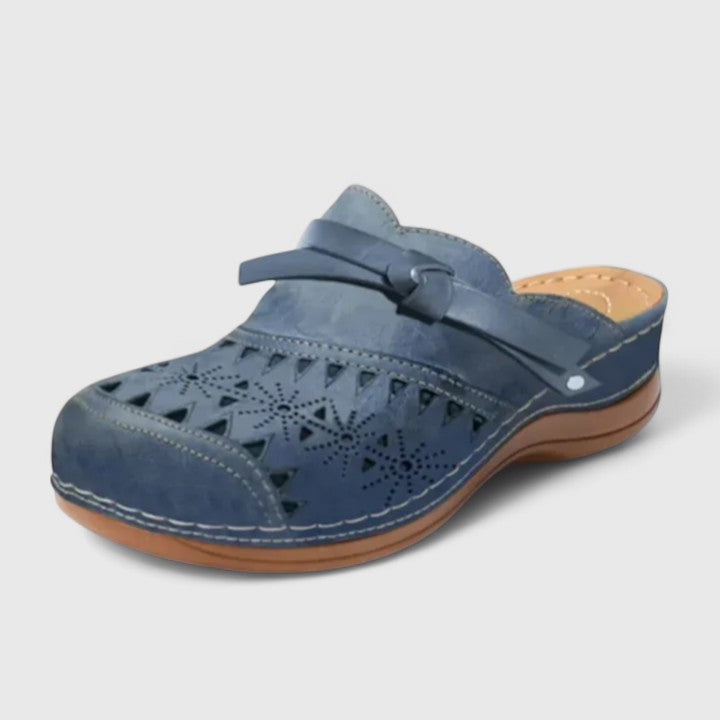 Rue women memory foam alignment sandals with shock-absorbing soles