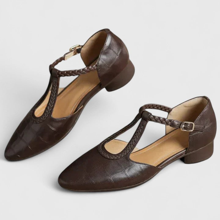 Delorayne - Elegant T-Strap Sandals