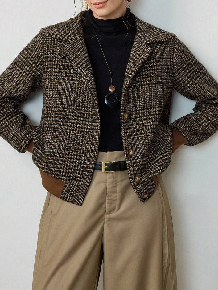 Blythe - Double Breasted Tweed Jacket