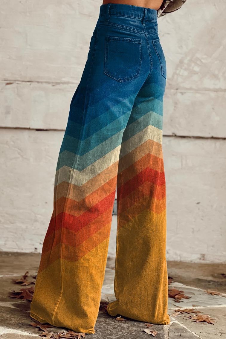 Clara 1 - Natural Pattern Pants