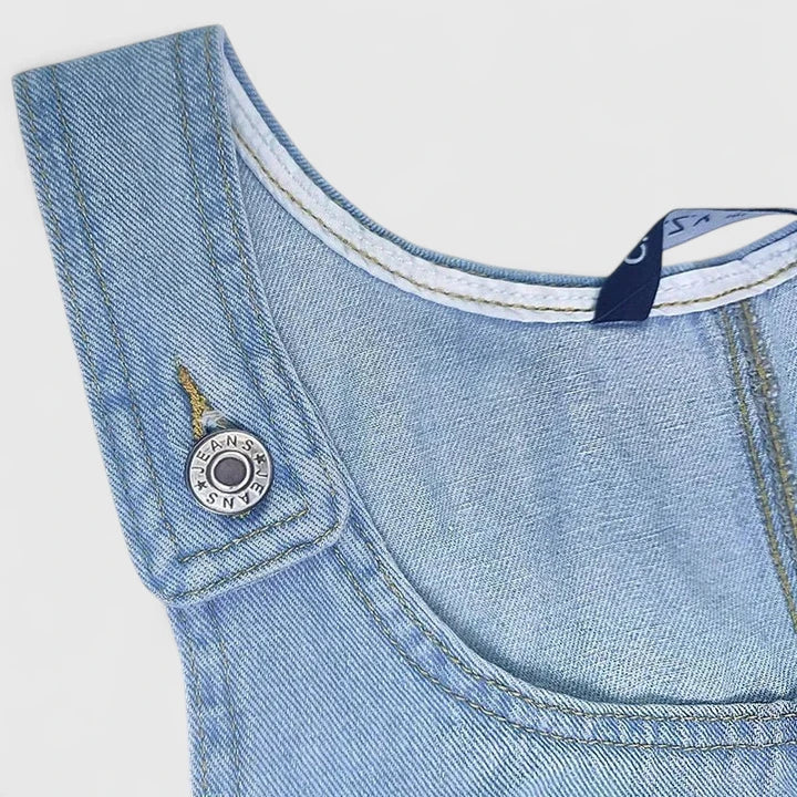 Dominique - Classic Denim Midi Dress