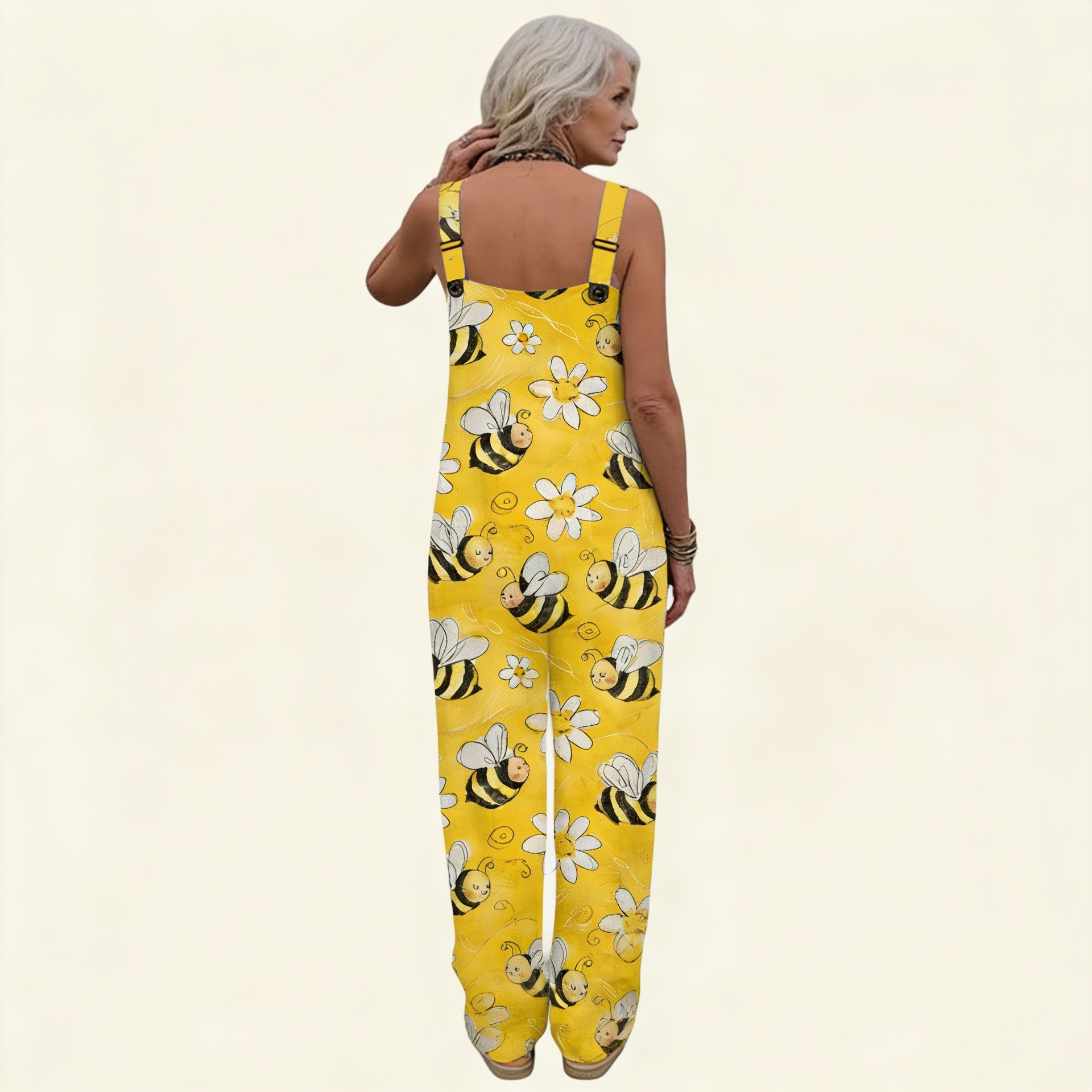 Solene - Radiant Spring Bee Overalls