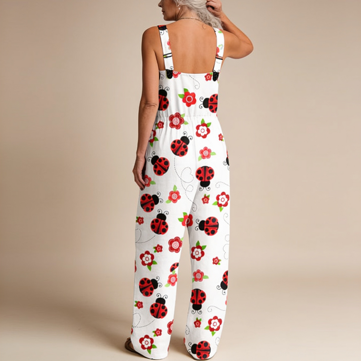 Gabrielle - Luminous Country Ladybug Overalls