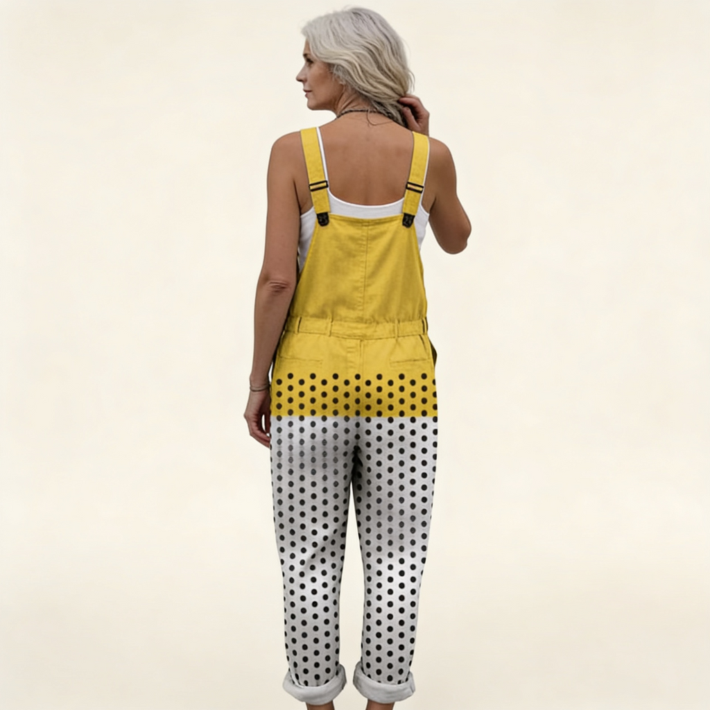 Victoire - Graphic Polka Dot Overalls