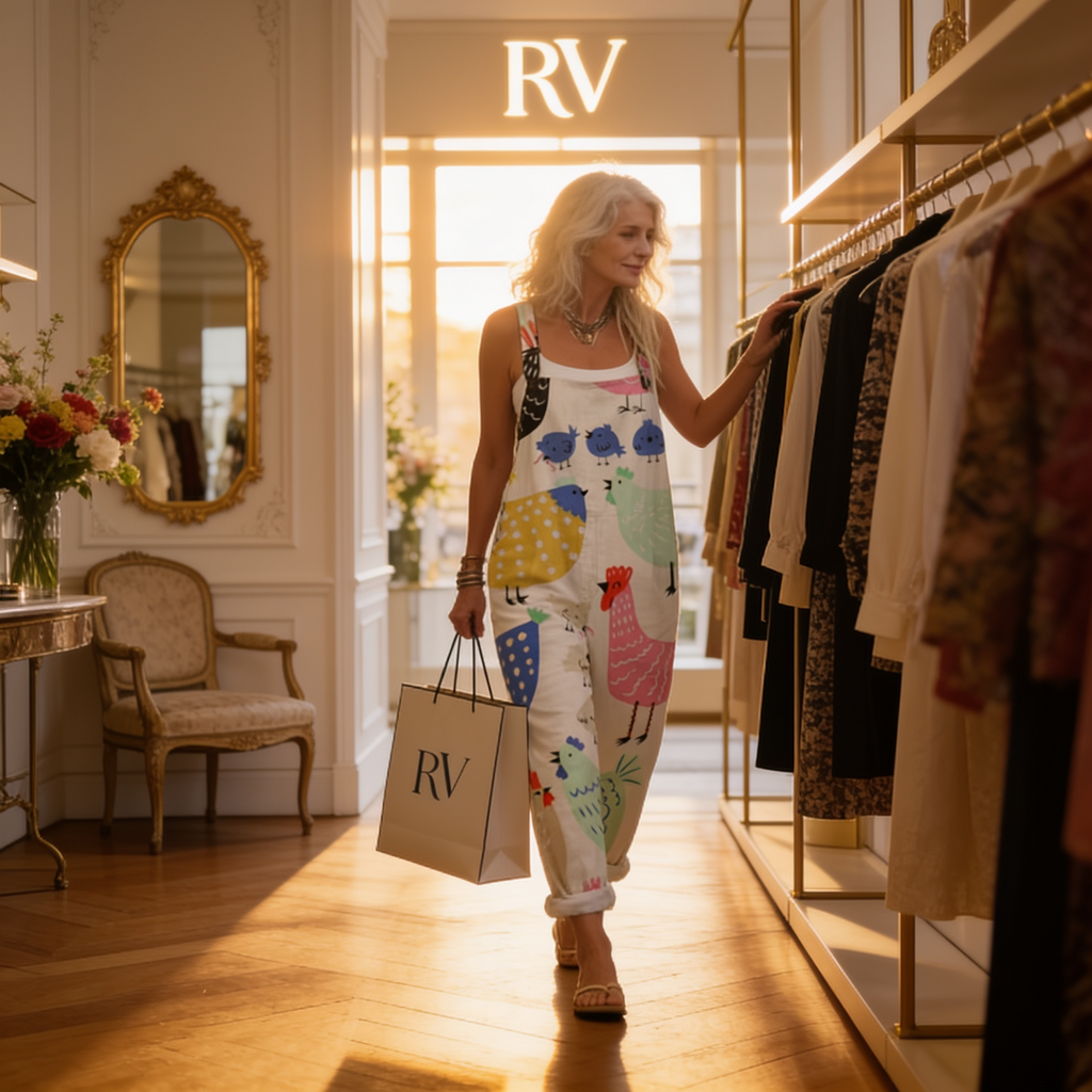 Marianne - Playful Pastel Print Overalls