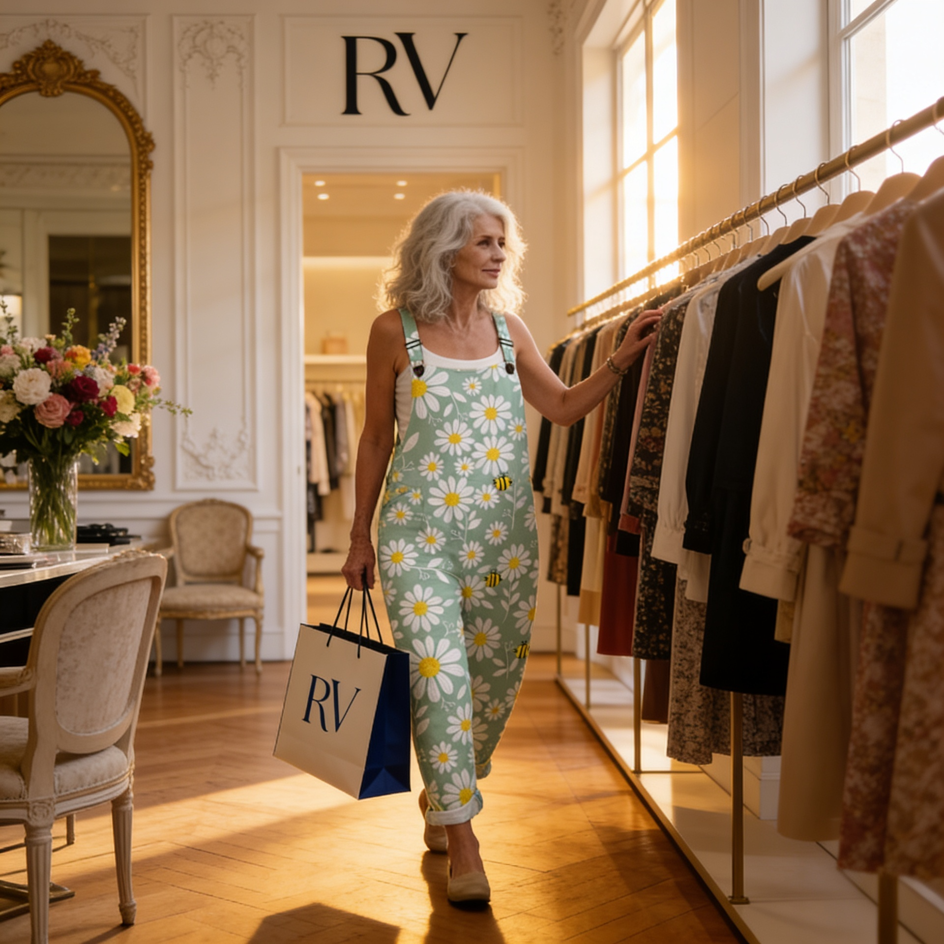 Florentine - Fresh Luminous Daisy Overalls