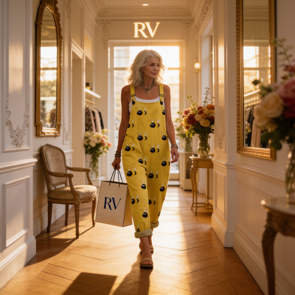 Solene - Sparkling Solar Bee Overalls