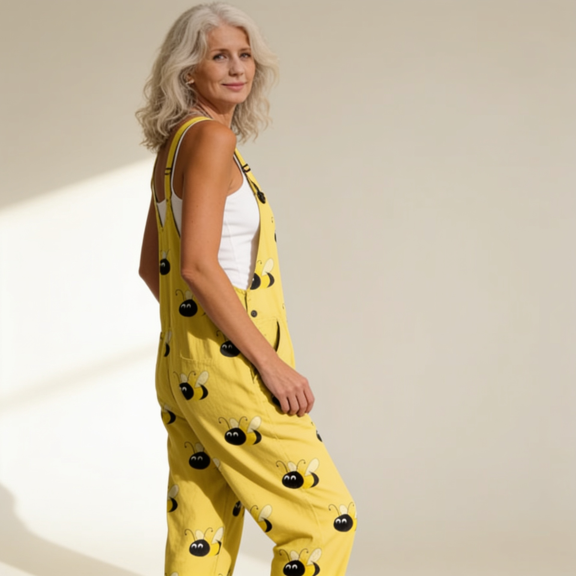 Solene - Sparkling Solar Bee Overalls