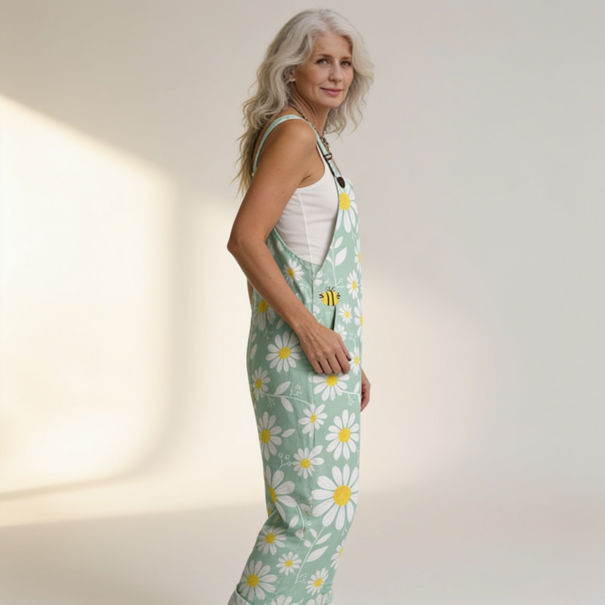 Florentine - Fresh Luminous Daisy Overalls