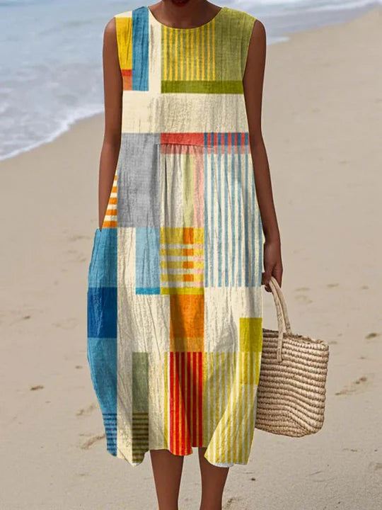 Color Midi Dress