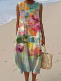 ARt Pattern Dress