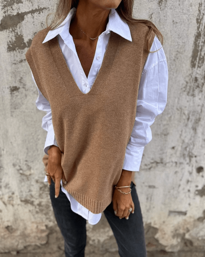 Vyn - V-Neck Soft Layering Vest