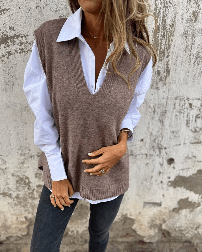 Vyn - V-Neck Soft Layering Vest